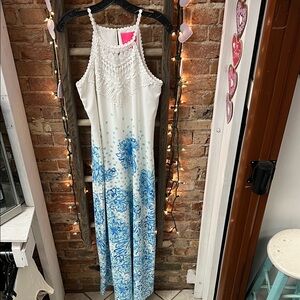 Lilly Pulitzer White Scalloped Dress